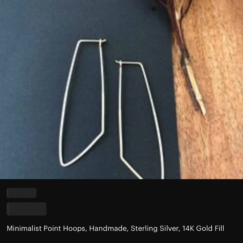 Sterling Silver Earrings - Picture 2 of 2